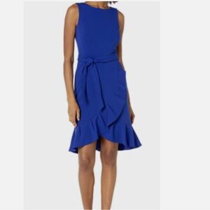Calvin Klein Royal Blue High Low Dress